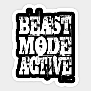 Beast Mode Active Sticker